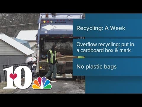 Trash and recycling back on schedule in Knoxville