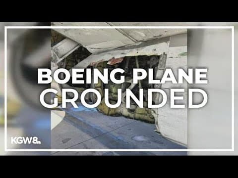 Boeing plane found to have missing panel after United Airlines flight to Medford
