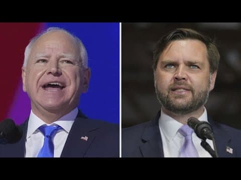 JD Vance and Tim Walz to face off in a debate tonight