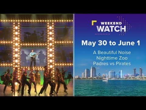 Weekend Watch May 30 - June 1 | Things to do in San Diego