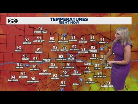 8:30 p.m. DFW Weather Update: Cassie Heiter gives latest updates from around North Texas (6.24.25)