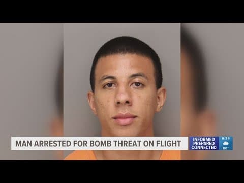 Passenger arrested after bomb threat on plane leaving from St. Pete-Clearwater airport