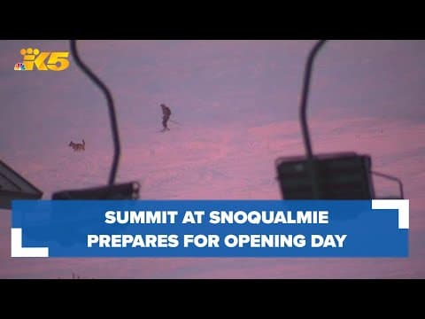 Summit at Snoqualmie prepares for opening day, awaiting heavy snowfall