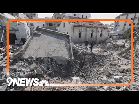 Israeli airstrike hits hospital in Gaza City