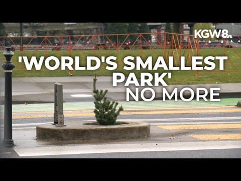 Portland's Mill Ends Park loses record as 'World's Smallest Park'