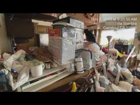 Neighbors say they tried to help clean hoarder home in Carlsbad