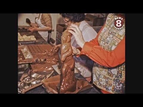 Seeley Candy Company in San Diego making Easter candy 1974