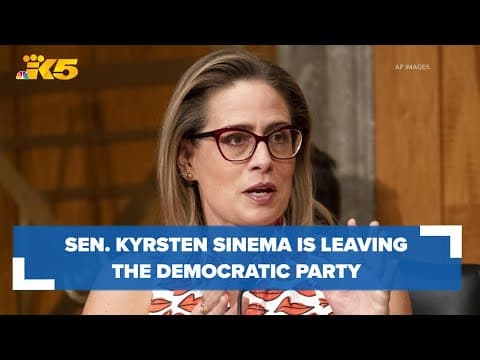 BREAKING: Kyrsten Sinema leaving the Democratic Party