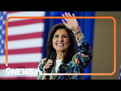 Republican Presidential Candidate Nikki Haley holds rally in Centennial
