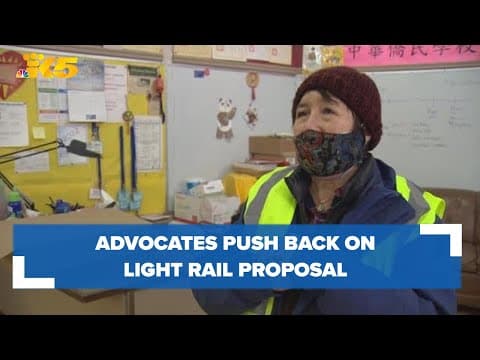 Advocates pushing back on light rail proposal they say would 'destroy' the International District