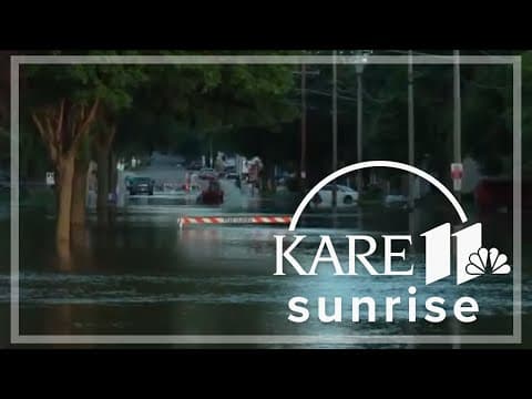 Minnesota National Guard mobilized in Waterville to help with flooding