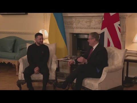Zlenskyy meets with UK prime minster after contentious meeting with Trump