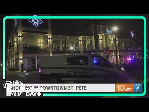 1 in the hospital after shooting in downtown St. Petersburg
