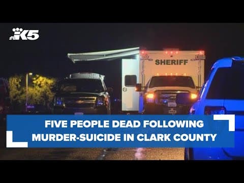 Five people dead following murder-suicide in Clark Co.