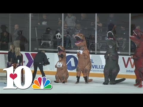 Dino races return during Ice Bears matchup Friday night