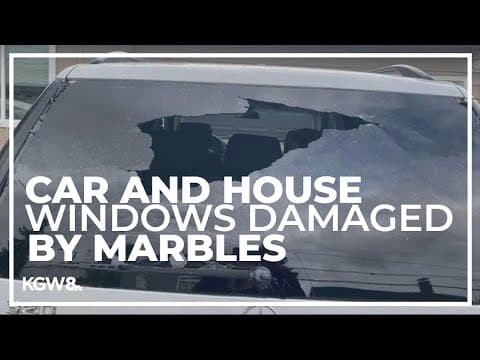 Vandals use marbles to damage car and house windows in Hillsboro, police say