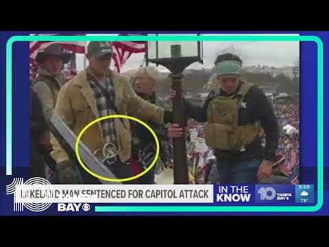 Lakeland man sentenced for his role in January 6 Capitol breach