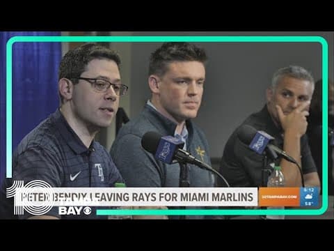 Rays GM Peter Bendix to head Miami Marlins' front office