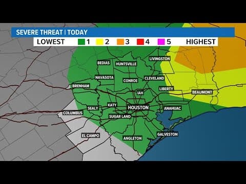 Live radar: Rain begins as cold front makes it way through Houston area