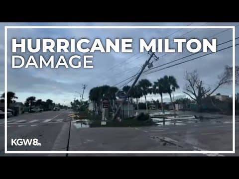 A look at damage from Hurricane Milton