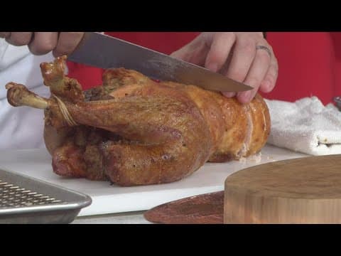 Interview: Justin Koslowsky, Four Season, shows how he prepares a Thanksgiving Turkey