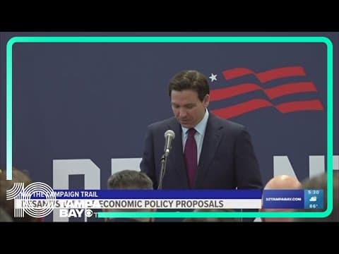 Ron DeSantis unveils economic plan cutting taxes, regulations and Chinese imports