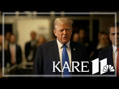 Former President Trump's 'hush money' trial begins with opening statements and first witnesses