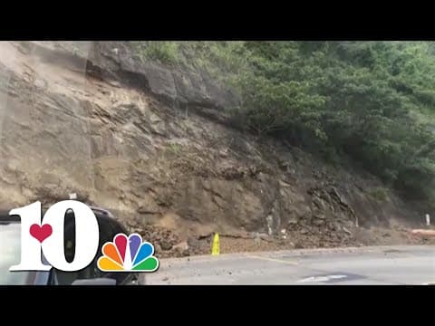 No one hurt after rockslide in Gatlinburg Food City parking lot