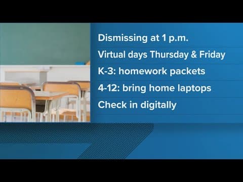 Scott Co. Schools announces early dismissal, virtual learning due to potential flooding