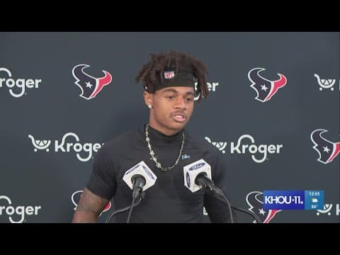 'Wrong place, wrong time' | Texans receiver Tank Dell addresses being injured in Florida shooting