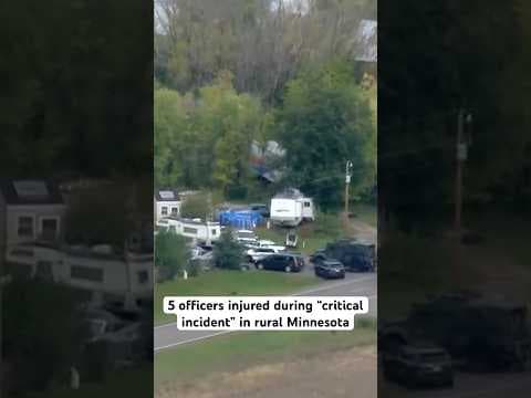 Officers are being treated for gunshot wounds after an incident in Benton County, near Princeton.