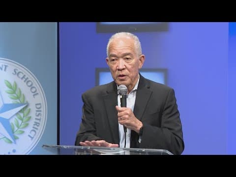 HISD superintendent Mike Miles sharing highlights on first day of school visits