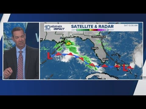 Tracking scattered showers, storms headed towards Tampa Bay area Saturday | Oct. 4, 11 a.m.