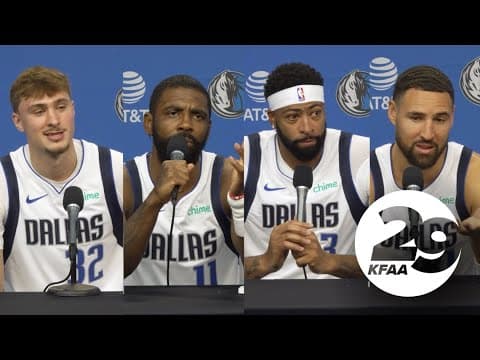 Dallas Mavericks media day | Anthony Davis, Kyrie Irving, Cooper Flagg full press conferences