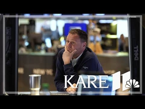 US stocks dip after careening through a manic day following Trump's latest tariff threat