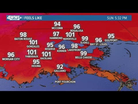 New Orleans Weather: First heat advisory of 2024 issued for Memorial Day weekend