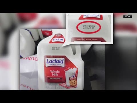 Milk recall: Lactaid may have traces of almond