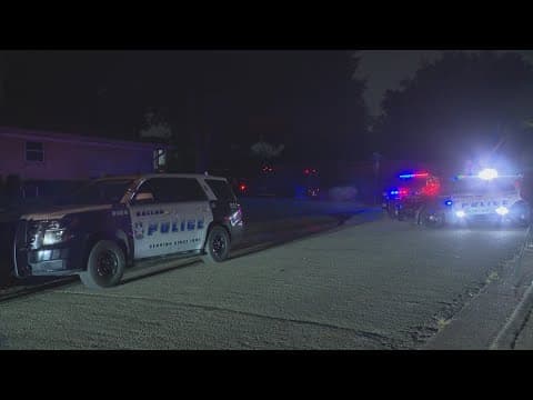 Woman escaped knife-wielding man before police shot him at a North Texas home