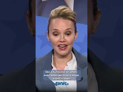 Helena Moreno: National Guard “doesn’t help crime reduction” | WWL Louisiana Mayoral Debate