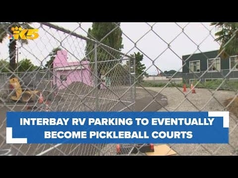 Interbay safe parking lot for those living in RVs could eventually become pickleball courts