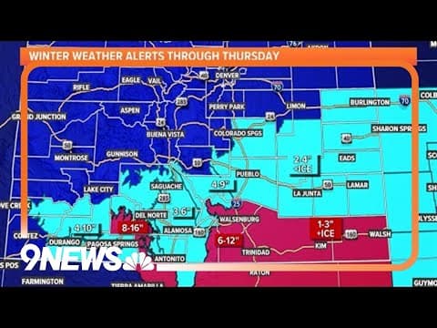 Cold and snowy afternoon for Colorado