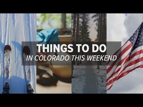 Things to do in Colorado this weekend: Nov. 8-10