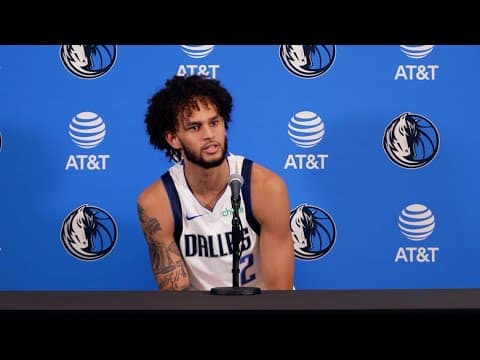 Dereck Lively II full press conference | 2024-25 Dallas Mavericks Media Day