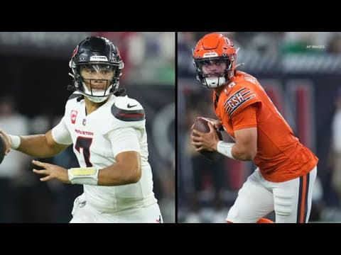 CJ Stroud on the postgame handshake with Caleb Williams that's getting so much attention