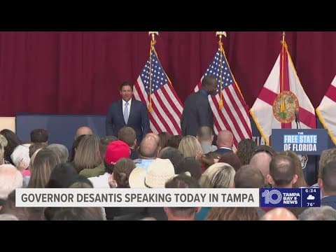 Gov. Ron DeSantis, other state officials to speak at USF on Wednesday