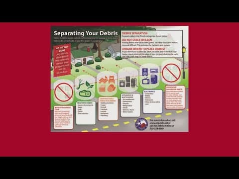Here's how Harris County residents can separate debris from flood damage
