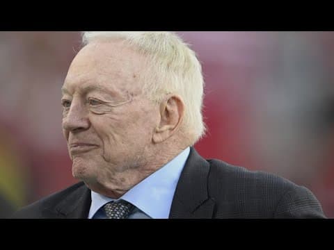 Jerry Jones family involved in a crash outside 49ers stadium