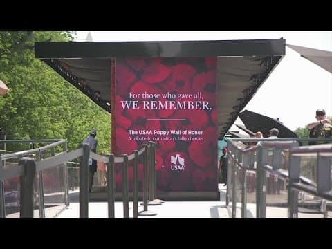 Poppy Wall returns to the National Mall to honor military heroes this Memorial Day Weekend