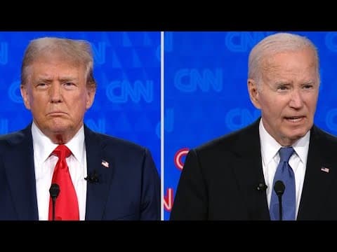 First 2024 Biden-Trump Debate: Candidates talk COVID-19 and economy during CNN presidential debate