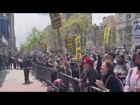 Columbia University students suspended for pro-Palestinian demonstrations, over 100 arrests made